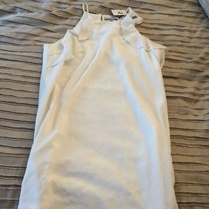 White thin strapped dress